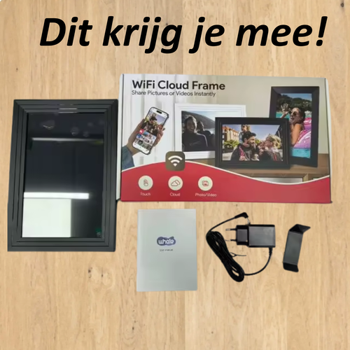 SolutionMarket® digitale Fotolijst 10.1 inch - zwart/wit