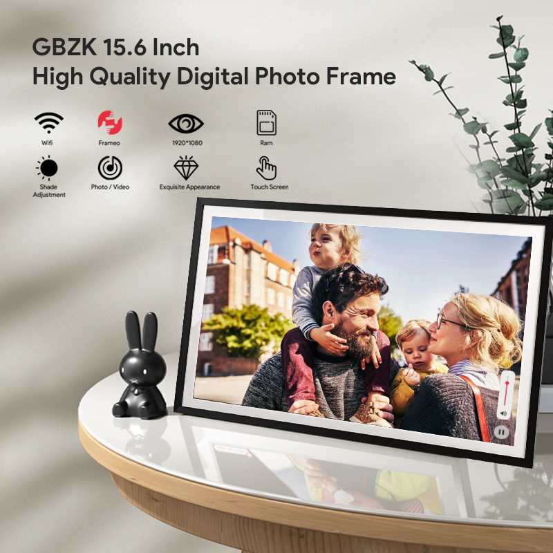 SolutionMarket® digitale Fotolijst 15.6 inch