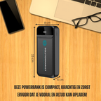 SolutionMarket® Powerbank 20.000 mAh – 22.5W Snellader USB-A/USB-C - Digitale LED display - -Universele Powerbanks Geschikt voor iOS/Android - Zwart