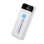 SolutionMarket® Powerbank 10.000 mAh – 22.5W Snellader - USB-A/USB-C - Digitale LED display - Universele Powerbanks Geschikt voor iOS/Android - Wit